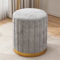 Round Storage Stool - Makeup & Dressing Table Ottoman