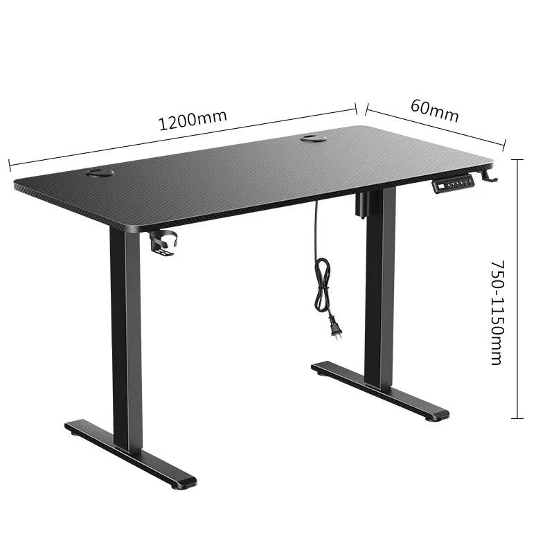 Electric Height Adjustable Standing Desk - Motorized Home Office Table