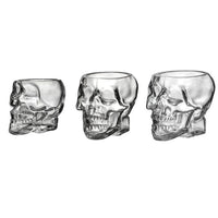 Skull Face Novelty Drinking Glass - 150ML or 350ML