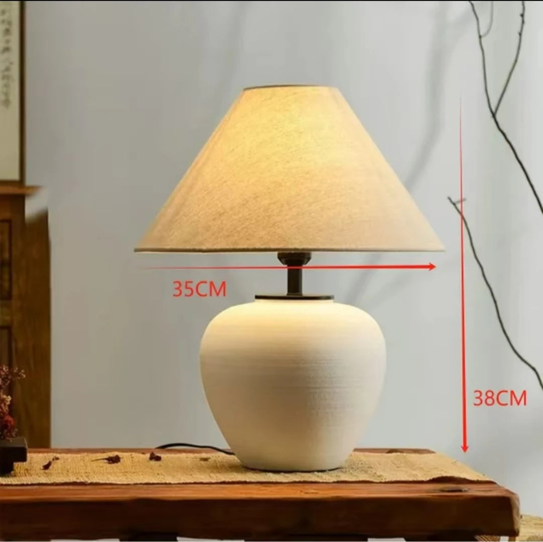 Retro Ceramic Floor Lamp - Modern Remote Control Accent Light