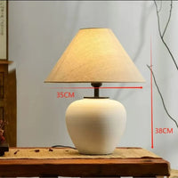 Retro Ceramic Floor Lamp - Modern Remote Control Accent Light