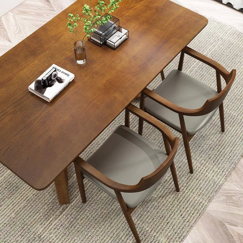Pure Solid Wood Dining Table - High-End Home & Restaurant Table