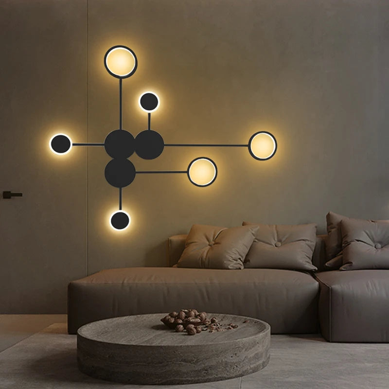 Nordic LED Wall Sconce - Minimalist Bedroom and Hallway Light