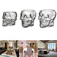 Skull Face Novelty Drinking Glass - 150ML or 350ML