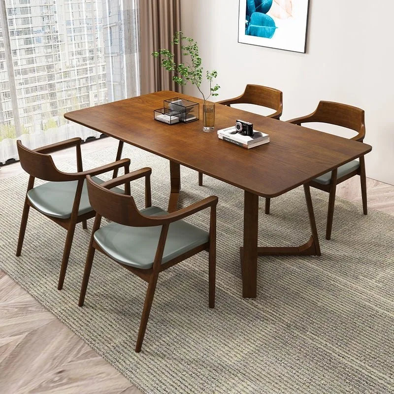 Pure Solid Wood Dining Table - High-End Home & Restaurant Table