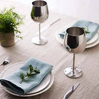 Unbreakable Stainless Steel Wine Glass Set - Up to 500ML