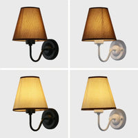 Retro Fabric Wall Lamp - Nordic Indoor Bedside Sconce