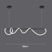 Designer Long Hose Chandelier - Post-Modern Pendant Lamp