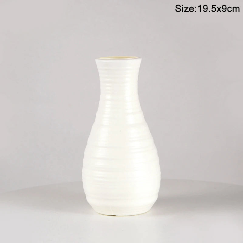 Nordic Modern Flower Vase - Lightweight Table Arrangement Decor