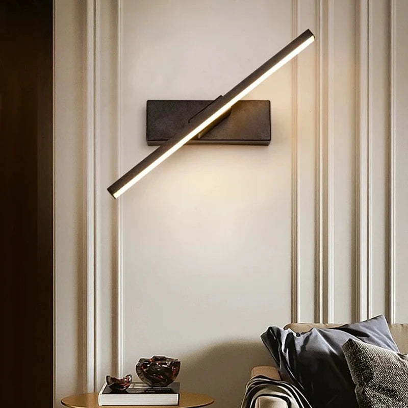 Rotatable LED Wall Light - Modern Bathroom and Bedroom Sconce