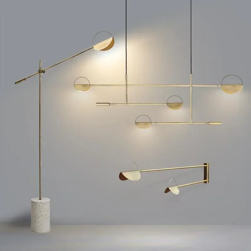 Post-Modern Marble Floor Lamp - Luxury LED Accent Light