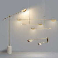 Post-Modern Marble Floor Lamp - Luxury LED Accent Light