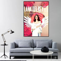 Lana Del Rey Aesthetic Canvas Poster - HD Music Inspired Wall Art
