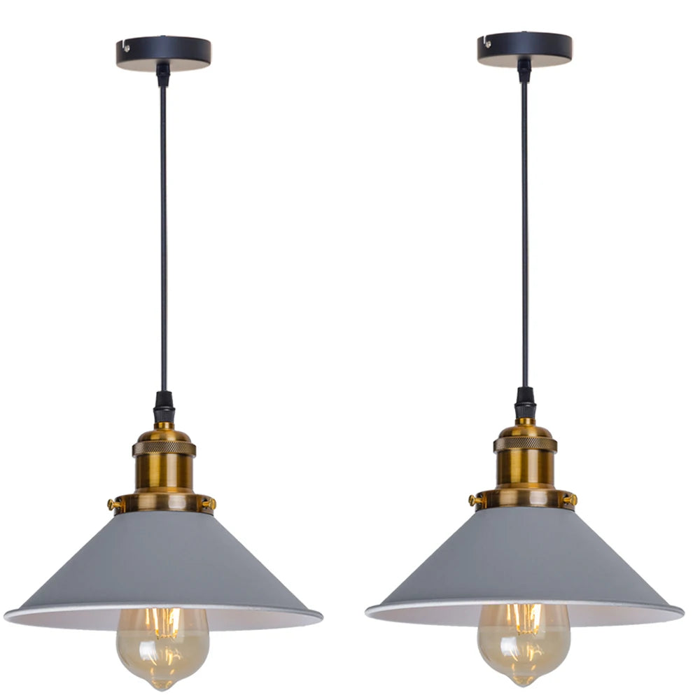 Vintage Loft Pendant Lamp - Retro E27 Hanging Light