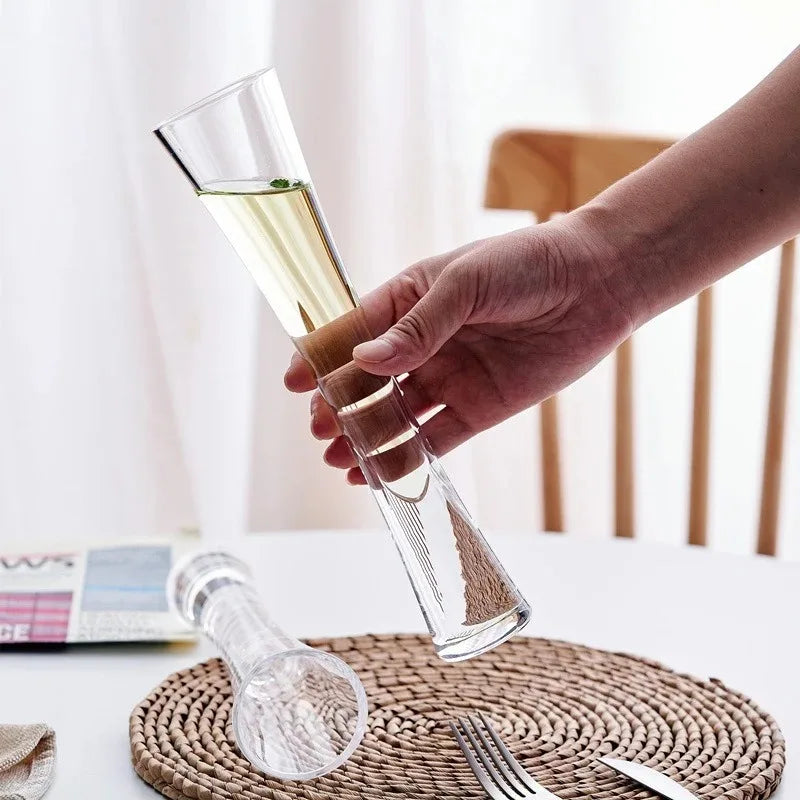 Hourglass Champagne Flute Glass - 40ML or 160ML