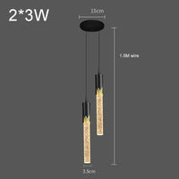 Luxury Crystal Pendant Light - Modern Hanging Chandelier Decor