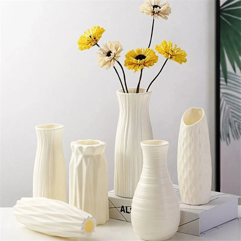 Nordic Modern Flower Vase - Lightweight Table Arrangement Decor