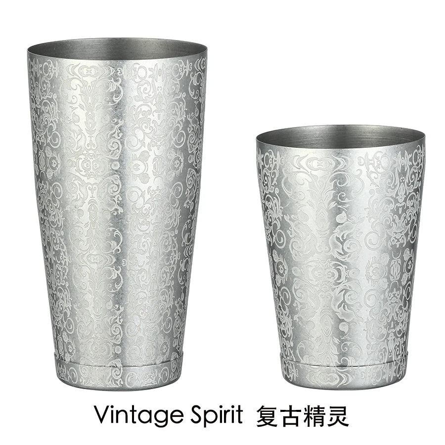 Stainless Steel Boston Shaker Set - Two-Piece Bar Mixer