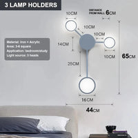 Nordic LED Wall Sconce - Minimalist Bedroom and Hallway Light