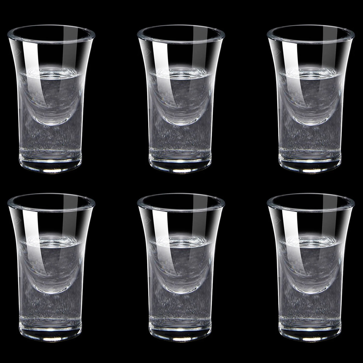 Mini Stemmed Shot Glass Set - 10ML to 25ML