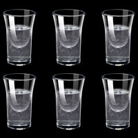 Mini Stemmed Shot Glass Set - 10ML to 25ML