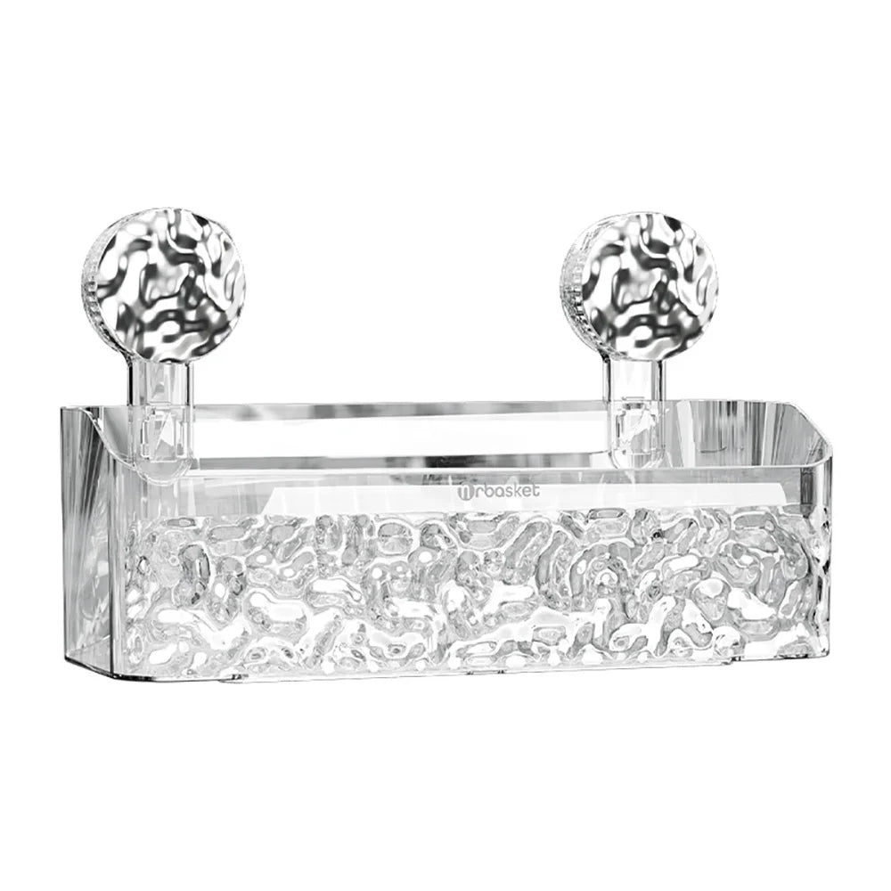 Glacier Pattern Wall-Mounted Bathroom Storage Basket
