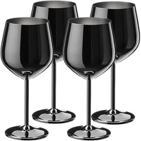 Unbreakable Stainless Steel Wine Glass Set - Up to 500ML