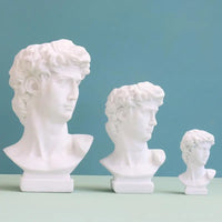 David Portrait Decorative Vase - Artistic Head Planter Accent