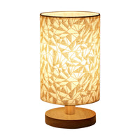 Wooden USB Bedside Lamp - Touch Control Table Night Light