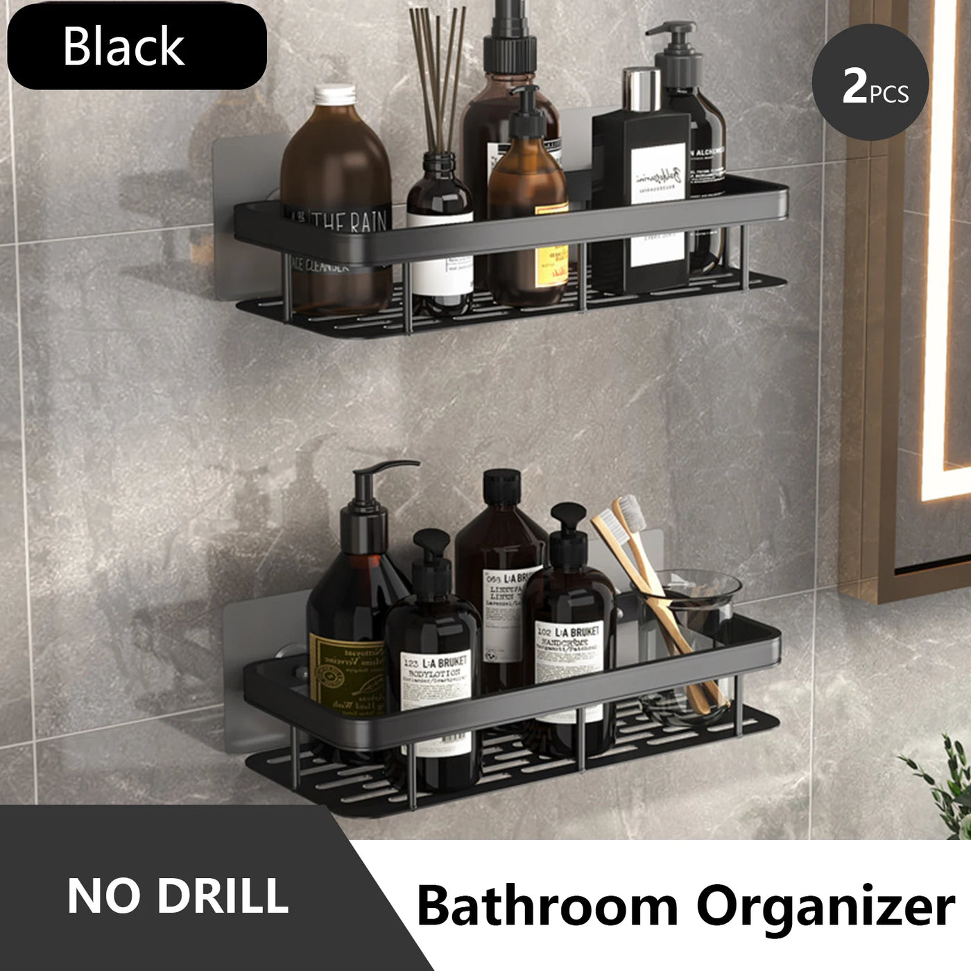 Anti-Rust Stainless Steel Shower Storage Rack
