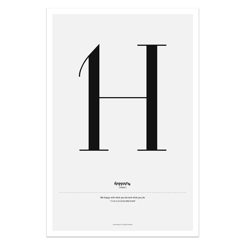 Simple Love Quote Canvas Wall Art - Nordic Couples Decor Print