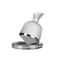 Rotating Crystal Whiskey Decanter - 1500ML Luxury Bar Carafe