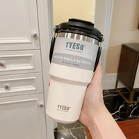 Stainless Steel Thermal Vacuum Mug - Leak-Proof Insulated Coffee Cup