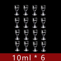 Mini Stemmed Shot Glass Set - 10ML to 25ML