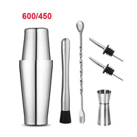 UPORS Cocktail Shaker - Stainless Steel Boston Mixer 550ml/750ml