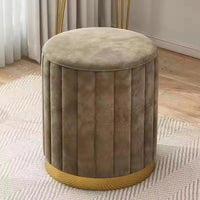 Round Storage Stool - Makeup & Dressing Table Ottoman