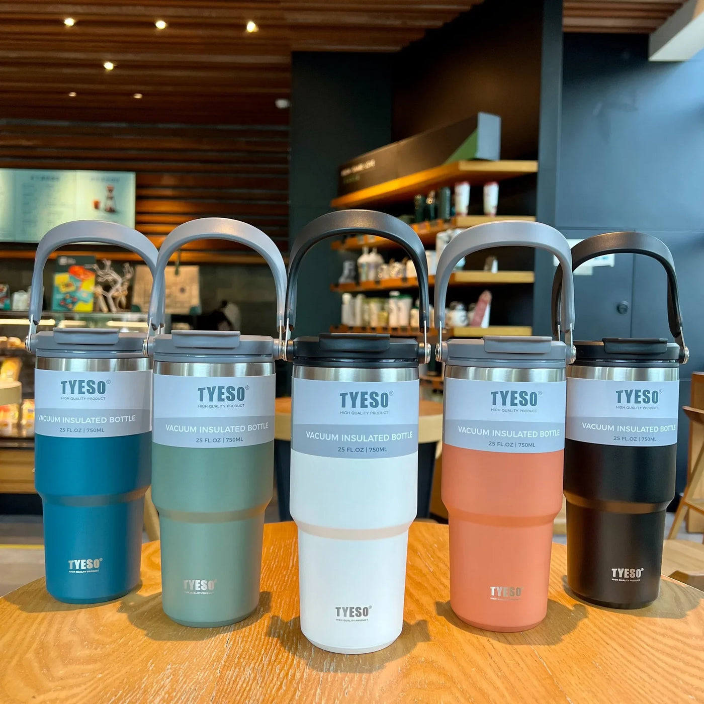 Stainless Steel Thermal Vacuum Mug - Leak-Proof Insulated Coffee Cup