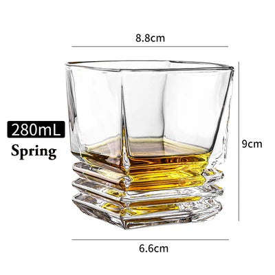 Old Fashioned Whiskey Rocks Glass - Classic Cocktail Tumbler