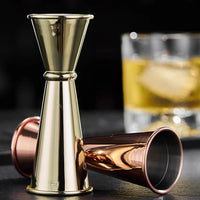 Stainless Steel Cocktail Jigger - Dual Shot Spirit Measure Cup