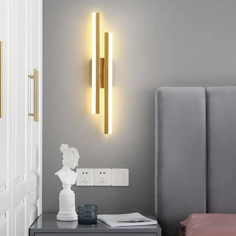 Nordic LED Wall Sconce - Minimalist Bedroom and Hallway Light