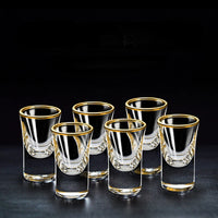 Gold Foil Spirits Cup Set of 6 - 15ML