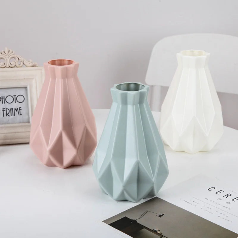 Nordic Modern Flower Vase - Lightweight Table Arrangement Decor