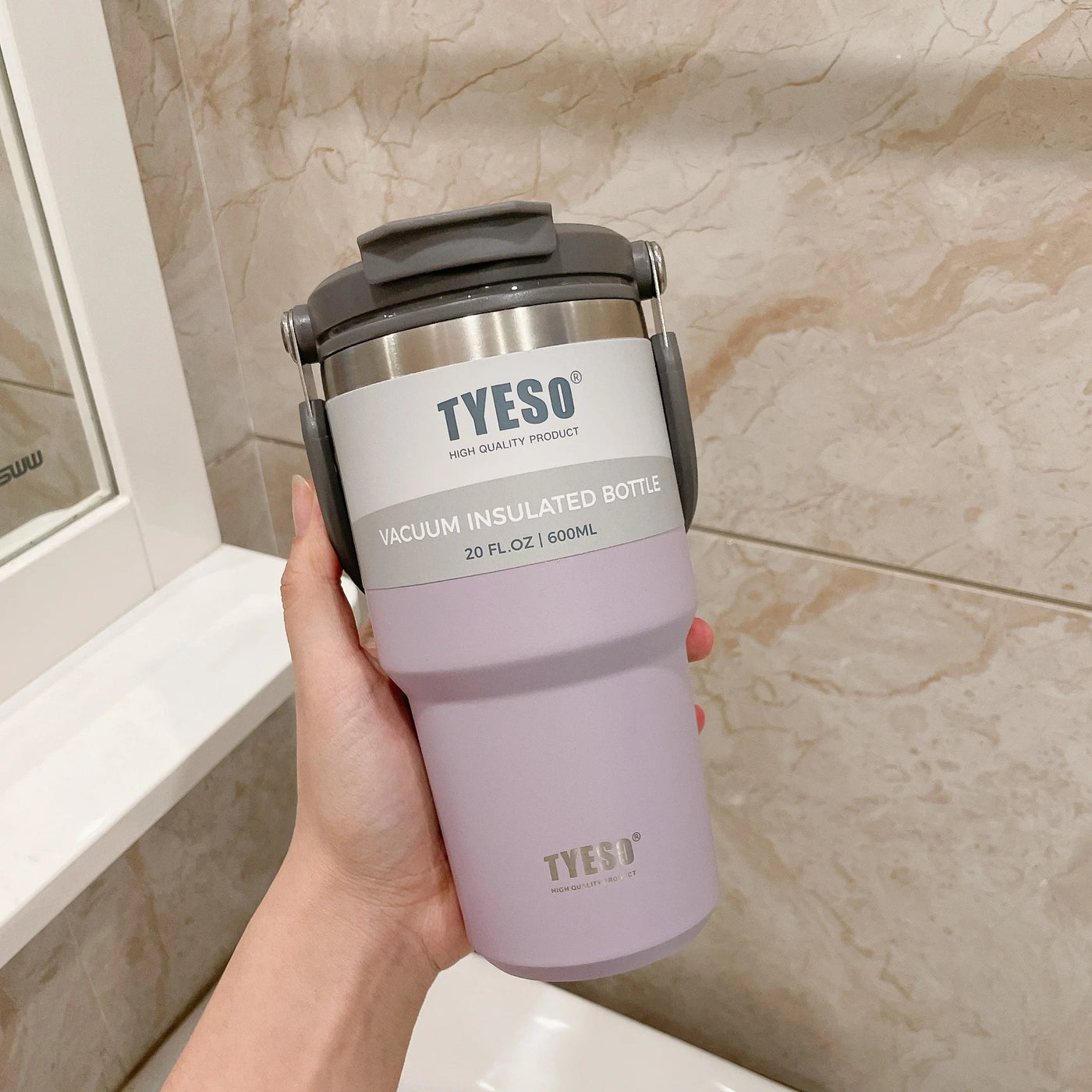 Stainless Steel Thermal Vacuum Mug - Leak-Proof Insulated Coffee Cup
