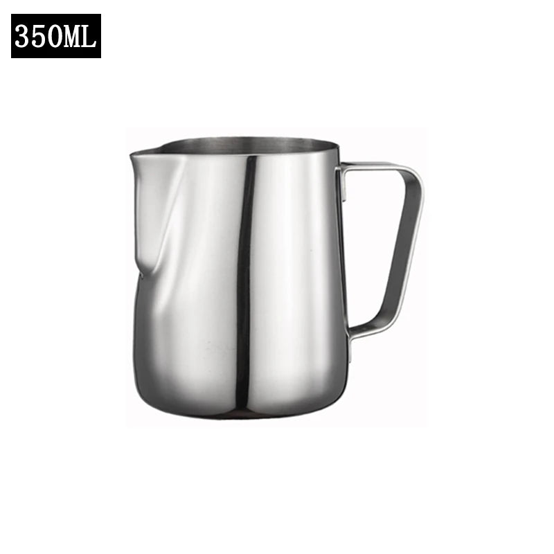 Stainless Steel Coffee Pitcher Espresso Milk Frothing Jug Barista Craft Coffee Latte Milk Frothing Jug Milk Cream Frother Cup