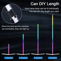 RGB LED Corner Floor Lamp - Atmospheric Standing Light
