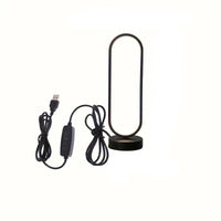 Modern Ring LED Bedside Lamp - 3 Color Dimming Night Light