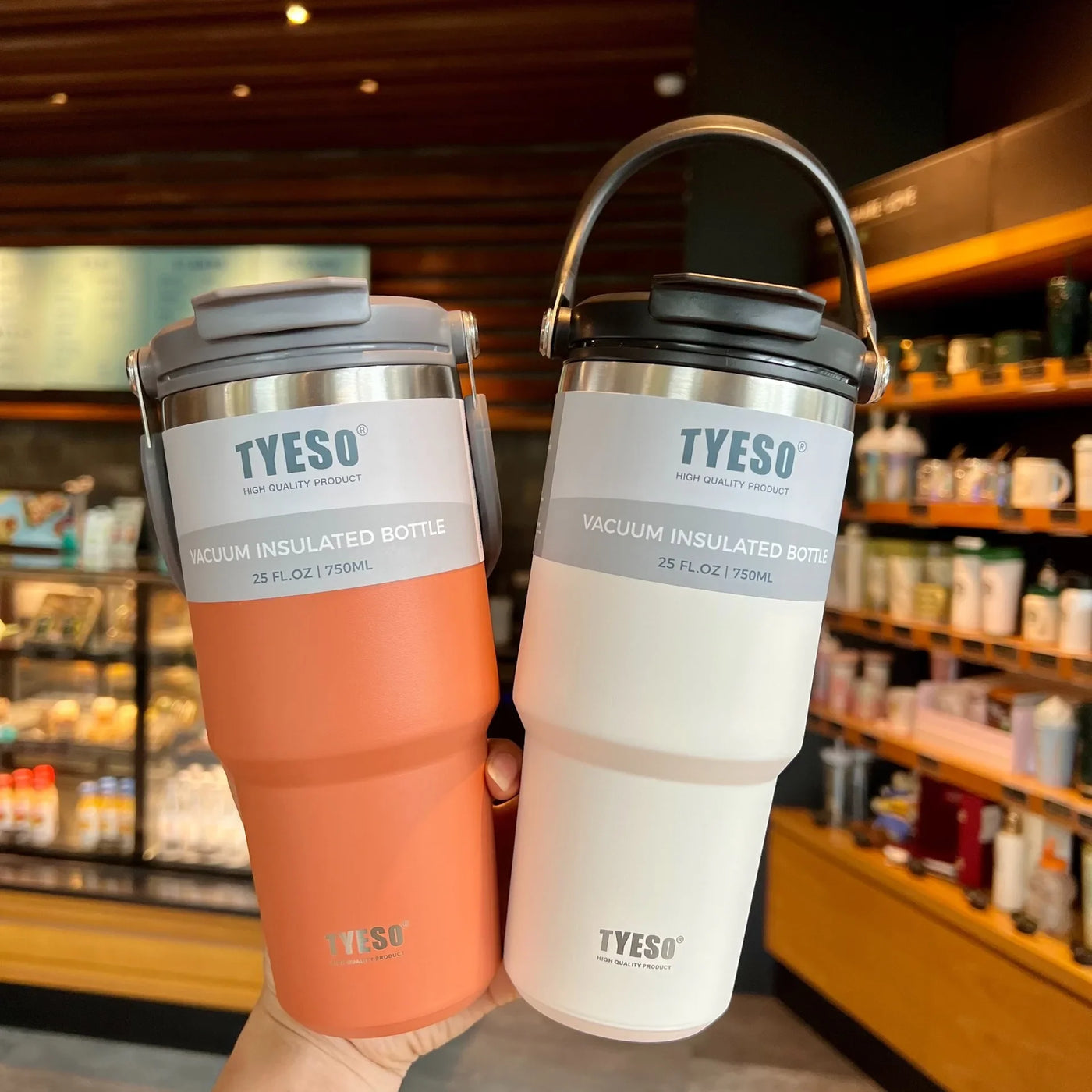 Stainless Steel Thermal Vacuum Mug - Leak-Proof Insulated Coffee Cup