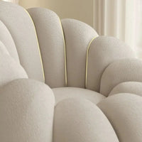 Pumpkin Lounge Chair - Creative Single Sofa for Bedroom & Balcony