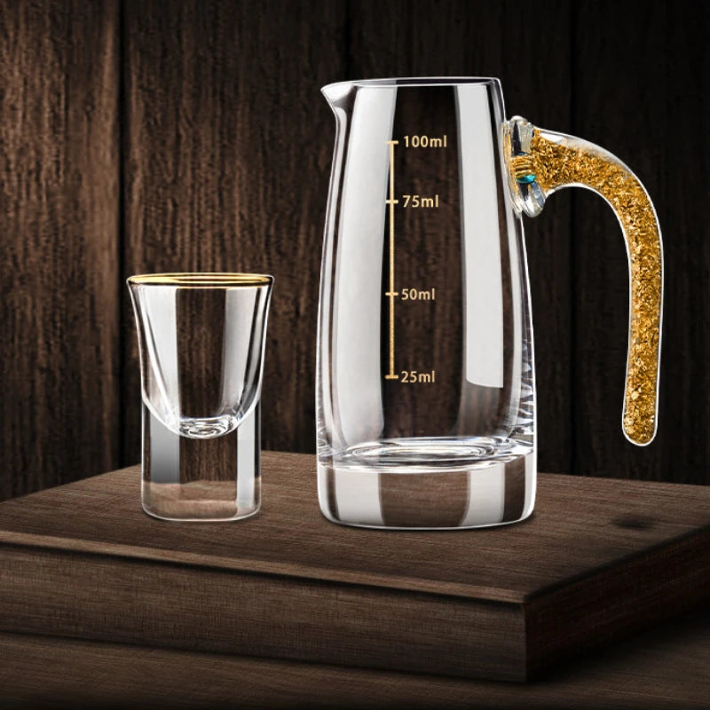Gold Foil Spirits Cup Set of 6 - 15ML