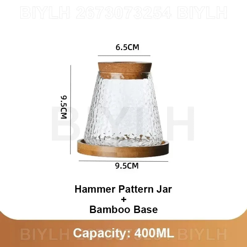 Transparent Glass Hydroponic Vase Set - Modern Planter with Base Tray